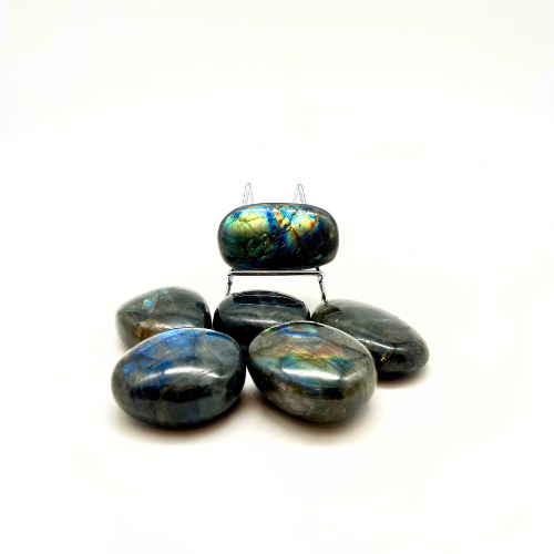 GALET LABRADORITE Qualité A (x 6 pièces)