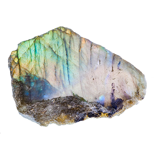 <strong>LABRADORITE</strong> 1 FACE POLIE - AU KILO QUALITÉ EXTRA