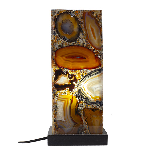 <strong>LAMPE D'ART EN AGATE NATURELLE </strong> [60cm]