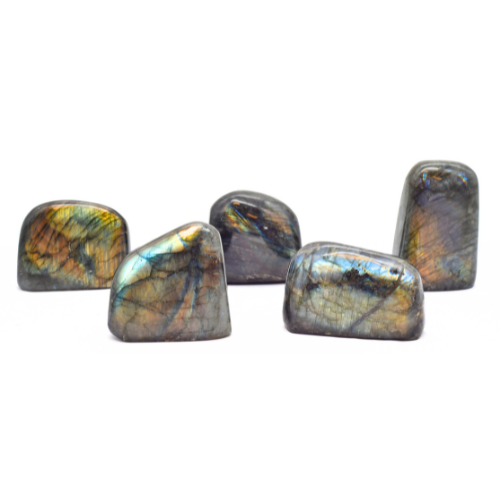 FORME LIBRE EN<strong> LABRADORITE</strong> (x 5pcs) - QUALITÉ EXTRA 