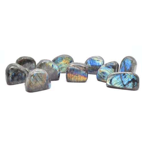 FORME LIBRE EN<strong> LABRADORITE</strong> (x10pcs) - QUALITÉ EXTRA 