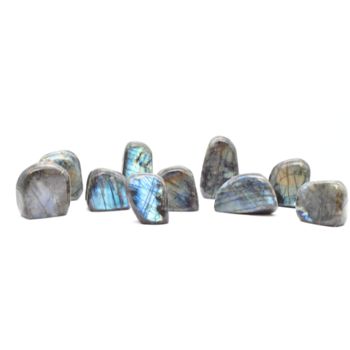 FORME LIBRE EN<strong> LABRADORITE</strong> (x10pcs) - QUALITÉ EXTRA 