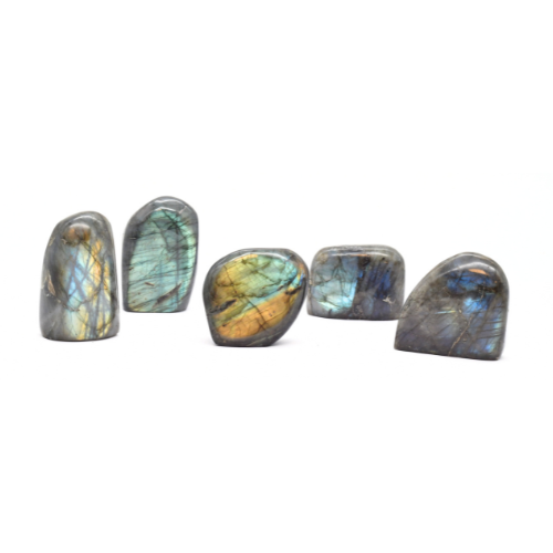 FORME LIBRE EN<strong> LABRADORITE</strong> (x 5pcs) - QUALITÉ EXTRA 