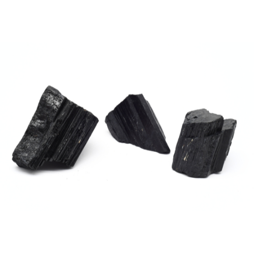 TOURMALINE CRISTALLISÉE  (x3 pièces) Qualité SUPER EXTRA