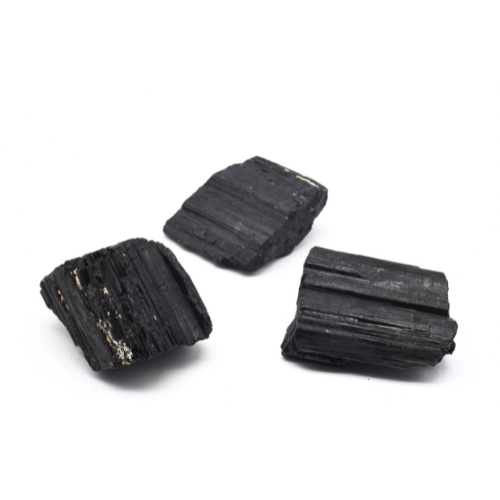 TOURMALINE CRISTALLISÉE  (x3 pièces) Qualité SUPER EXTRA