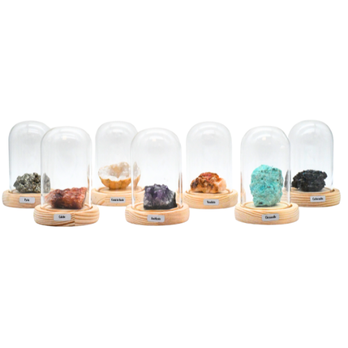 MINÉRAUX <strong>SOUS CLOCHE</strong> (Grande taille) x20 pcs