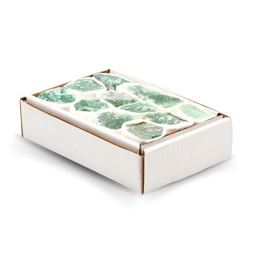 MINI FLAT D'AVENTURINE BRUTE QUALITÉ A
