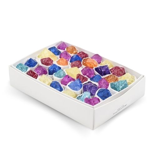 MINI FLAT DE POINTES DE QUARTZ CRAQUELÉ QUALITÉ A