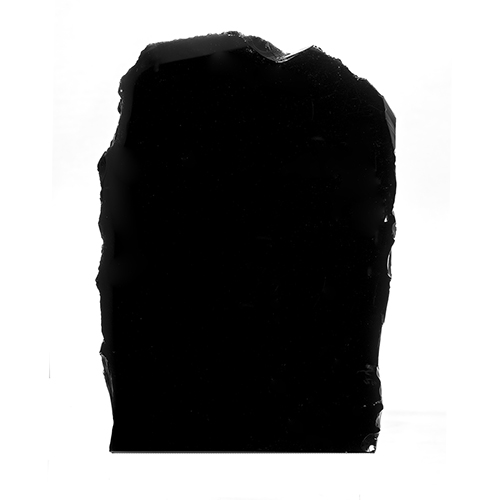 OBSIDIENNE NOIRE 1 FACE POLIE 2.5KG