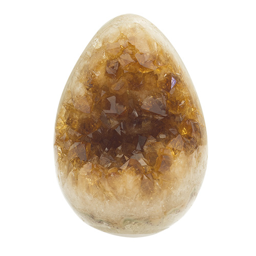 OEUF EN CITRINE CRISTALISEE