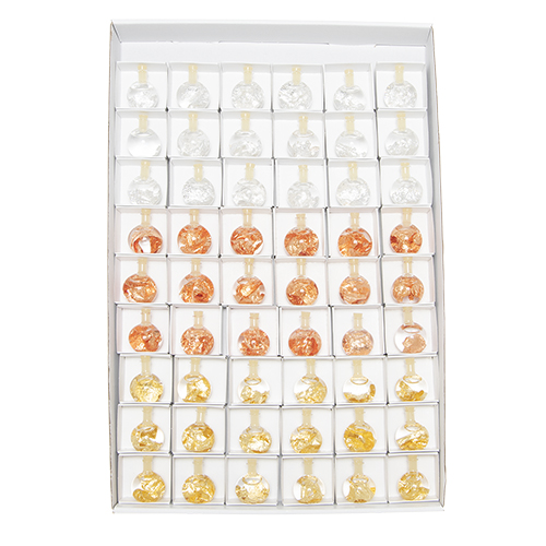 FLAT MÉLANGE DE 54 BOUTEILLES CUIVRE / OR / ARGENT (18 pcs x 3)