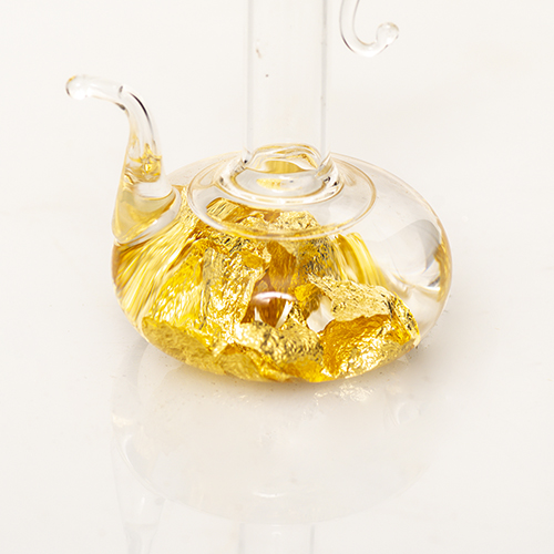 LAMPE D'ALADIN DE FEUILLES D'OR