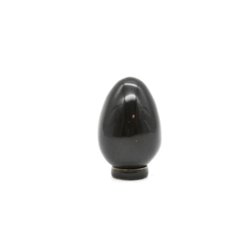 OEUF EN OBSIDIENNE OEIL CÉLESTE - QUALITÉ EXTRA (La pièce)