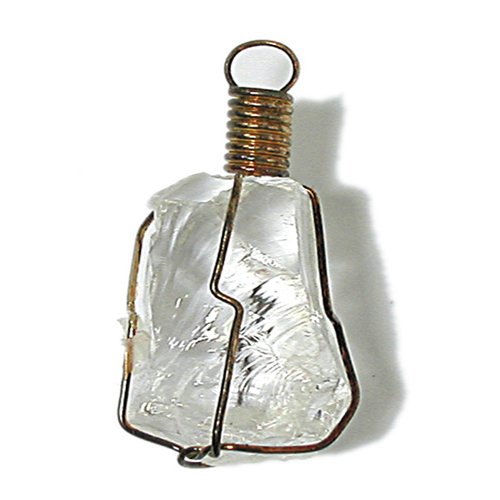 PENDENTIF CAGE CRISTAL DE ROCHE / Sachet de 10 pcs