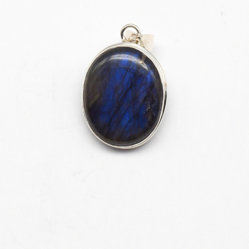 PENDENTIF <strong>LABRADORITE</strong> SUR MONTURE ARGENT 925 