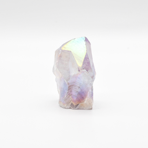 POINTE EN AMÉTHYSTE QUARTZ AURA PERLÉ Qualité A (Grand modèle)