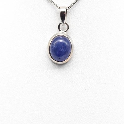 PENDENTIF <strong>TANZANITE</strong> SUR MONTURE ARGENT 925 