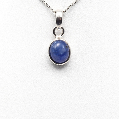 PENDENTIF <strong>TANZANITE</strong> SUR MONTURE ARGENT 925 