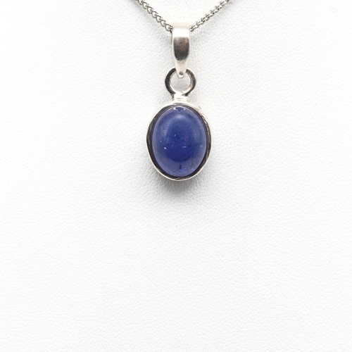 PENDENTIF <strong>TANZANITE</strong> SUR MONTURE ARGENT 925 