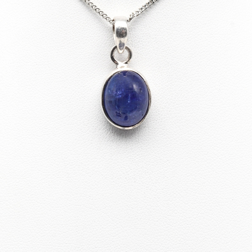 PENDENTIF <strong>TANZANITE</strong> SUR MONTURE ARGENT 925 