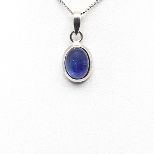 PENDENTIF <strong>TANZANITE</strong> SUR MONTURE ARGENT 925 