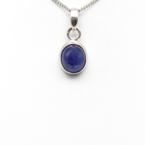 PENDENTIF <strong>TANZANITE</strong> SUR MONTURE ARGENT 925 