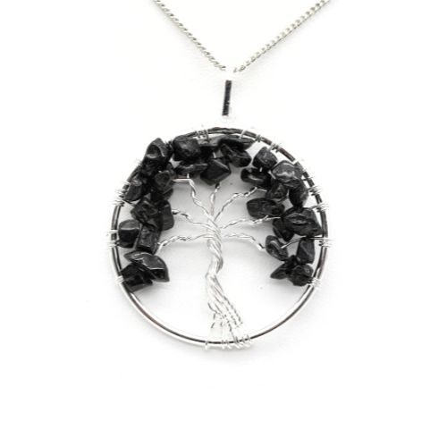 PENDENTIF <strong>ARBRE DE VIE</strong> EN TOURMALINE 