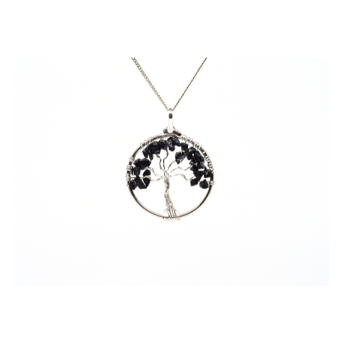 PENDENTIF ARBRE DE VIE TOURMALINE (x5 pces)