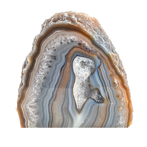 BOUGEOIR HAUT AGATE NATURELLE