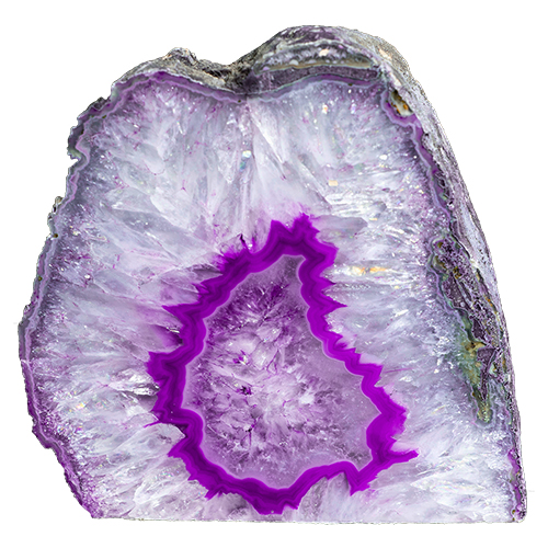 BOUGEOIR HAUT AGATE VIOLETTE