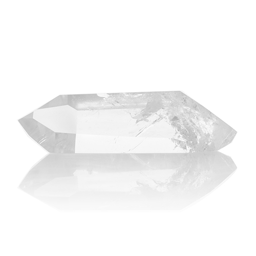 BAGUETTE BITERMINÉE CRISTAL DE ROCHE SE 1 ( Petit modèle)