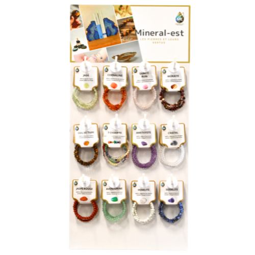 PRÉSENTOIR MURAL BRACELETS ENFANTS 4mm (x60pcs)