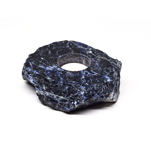 BOUGEOIR EN SODALITE Qualité A