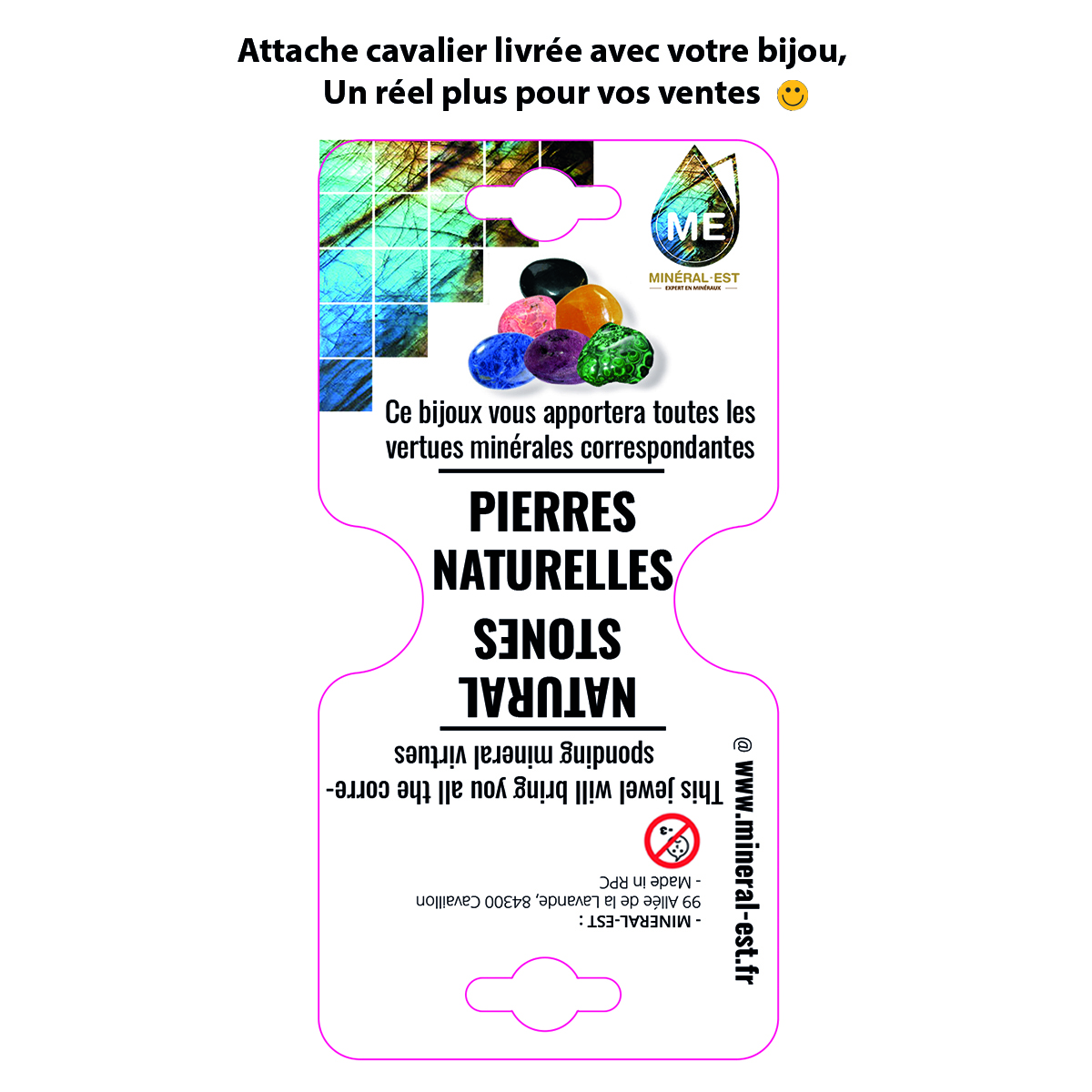 PENDENTIFS COEURS PIERRES FINES ASIE SUR CORDON (x12 pces)  QUALITÉ A