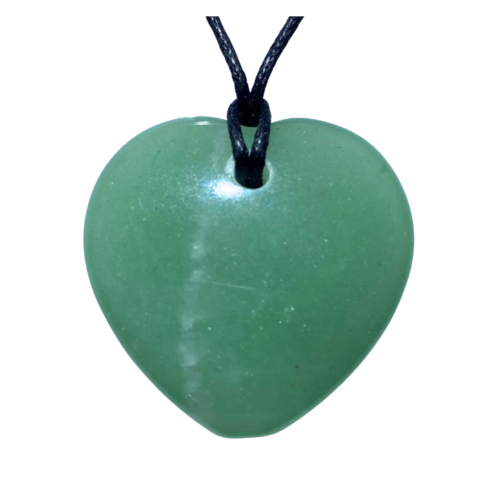 PENDENTIFS COEUR AVENTURINE (x3 pcs) QUALITÉ A