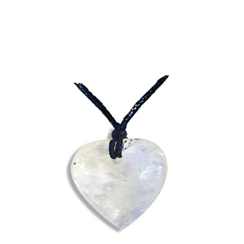 PENDENTIFS COEUR CRISTAL DE ROCHE (x3 pcs) QUALITÉ A