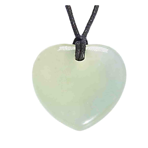 PENDENTIFS COEUR NEW JADE (x3 pcs) QUALITÉ A