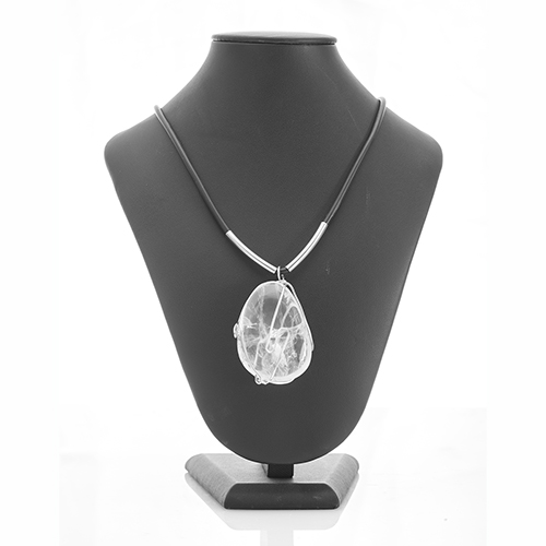 COLLIER CAGE CRISTAL DE ROCHE
