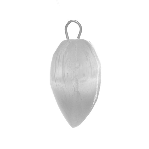 PENDENTIF COEUR SÉLÉNITE BLANC ( x5pcs)