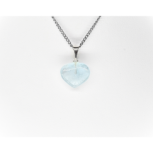 PENDENTIF COEUR EN TOPAZE VÉRITABLE Qualité EXTRA La pièce