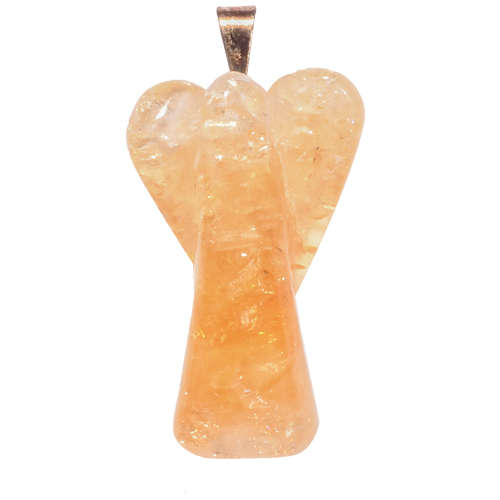 PENDENTIF ANGE CITRINE EXTRA