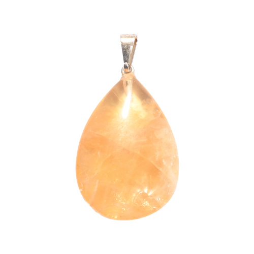 PENDENTIF GOUTTE CITRINE 