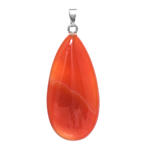 PENDENTIF GOUTTE CORNALINE 