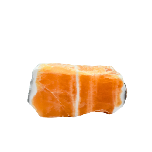 FORME LIBRE <strong>CALCITE ORANGE</strong> 1 FACE POLIE - QUALITÉ A
