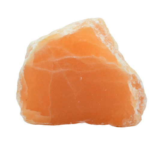 FORME LIBRE <strong>CALCITE ORANGE</strong> 1 FACE POLIE - QUALITÉ A