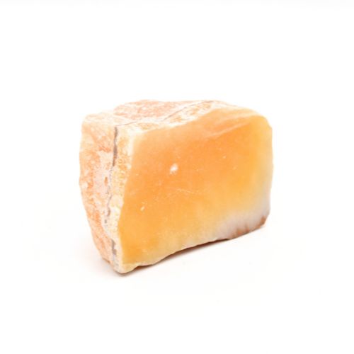 FORME LIBRE <strong>CALCITE ORANGE</strong> 1 FACE POLIE - QUALITÉ A