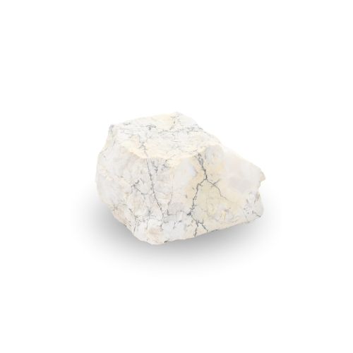 FORME LIBRE <strong>HOWLITE BLANCHE</strong> 1 FACE POLIE -QUALITÉ A 