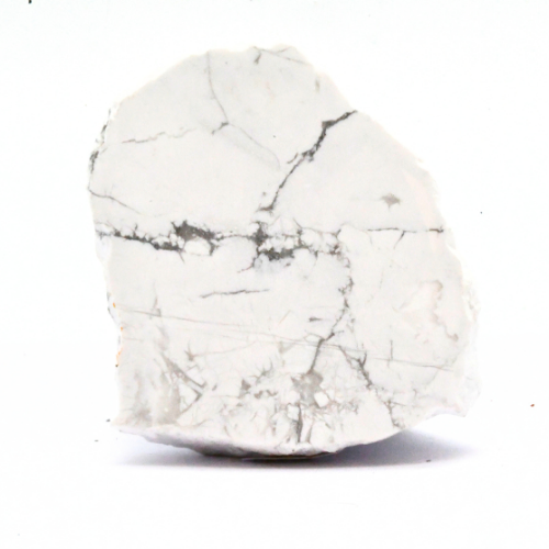FORME LIBRE <strong>HOWLITE BLANCHE</strong> 1 FACE POLIE -QUALITÉ A 