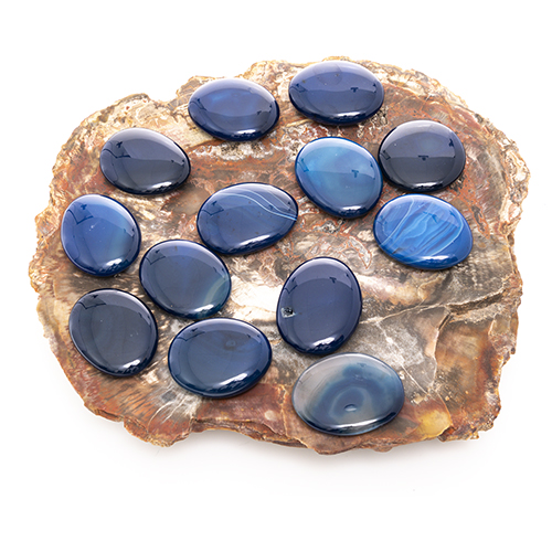 GALETS AGATE BLEUE