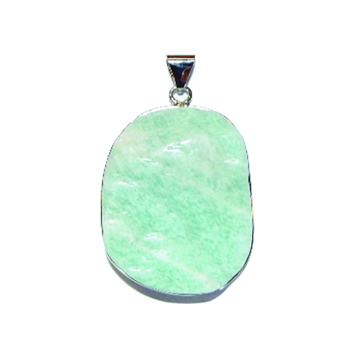 PENDENTIF PIERRE BRUTE AMAZONITE QUALITÉ A